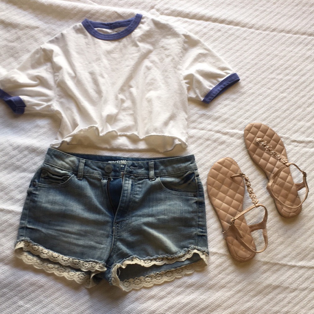 High waisted shorts